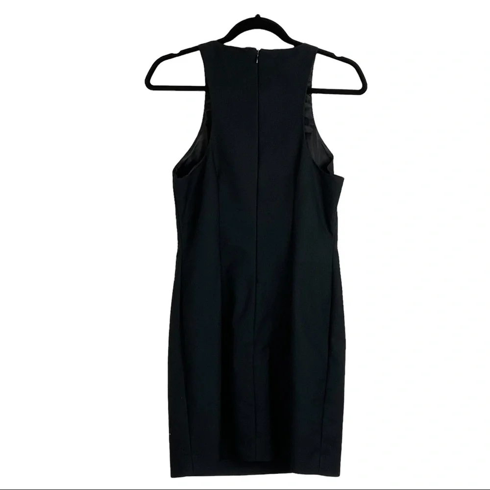 Zara Black Fitted Dress Size Medium